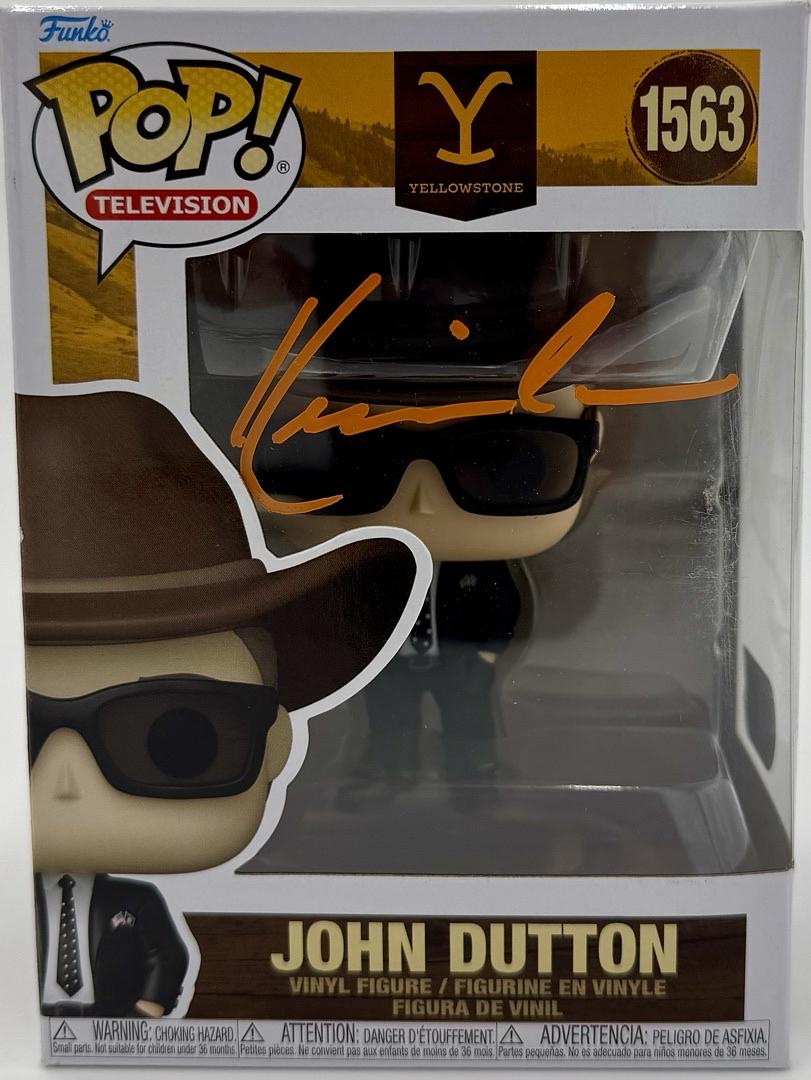 Kevin Costner Signed Funko Pop #1563 "Yellowstone" - SWAU COA